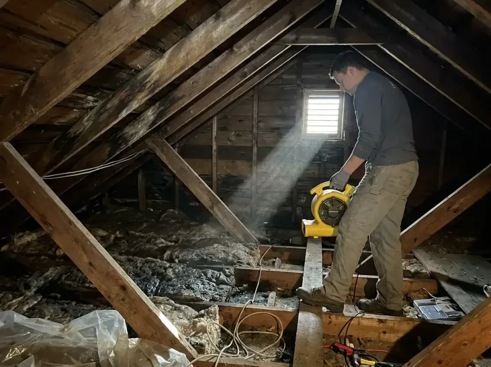 attic-water-damage-drying-proc-007 — frequently asked questions, Emergency Water Extraction & 24/7 Flood Response in Blacksb…